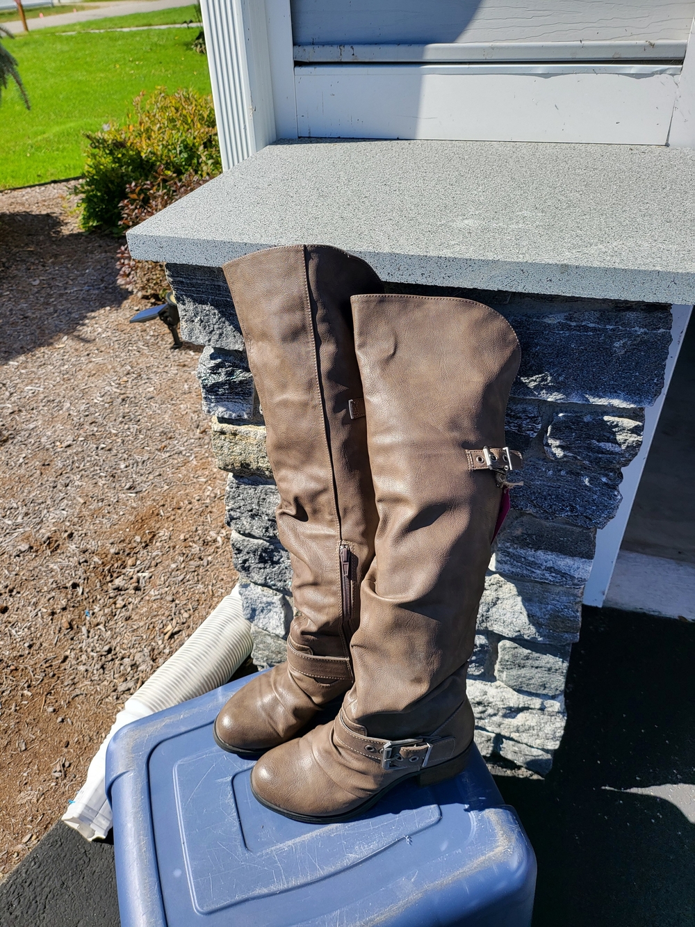 Women's Tall Boots- Gray Carlos Santana